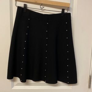 Zara Short skirt with silver beads. Size M